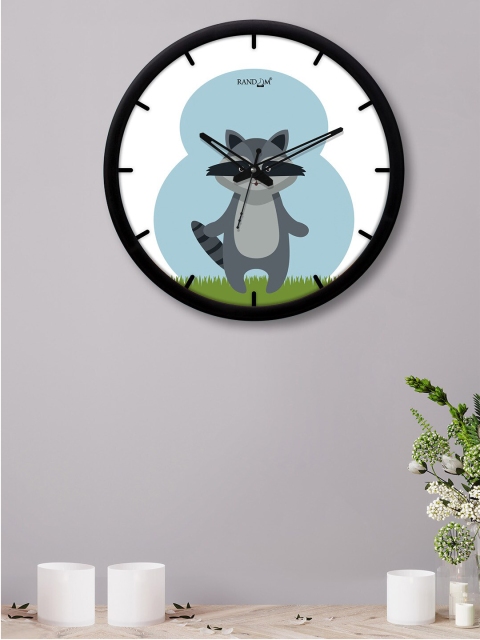 

RANDOM Blue & White Printed Contemporary Wall Clock