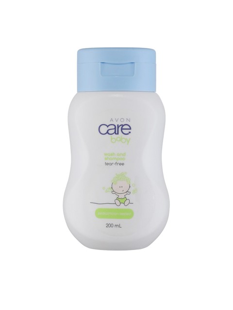 

Avon Care Baby Tear-Free Wash And Shampoo 200ml, White