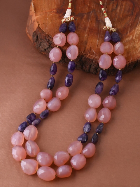 

Tistabene Multicoloured Gold-Plated Beaded Necklace, Multi