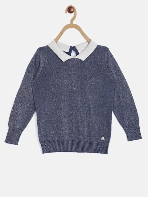 ELLE Girls Navy Blue Pullover
