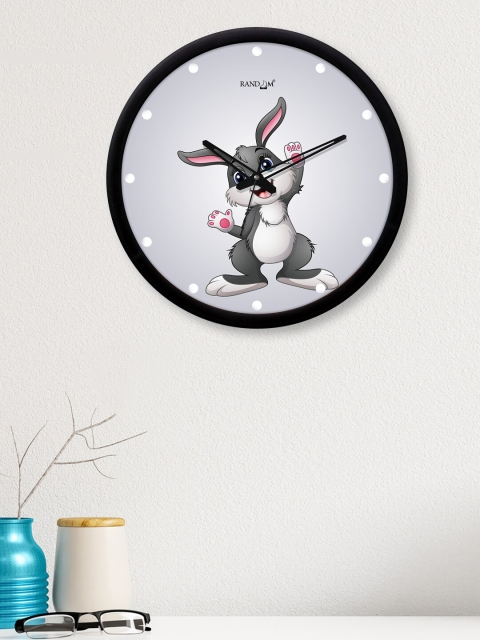 

RANDOM Grey Printed Contemporary Wall Clock