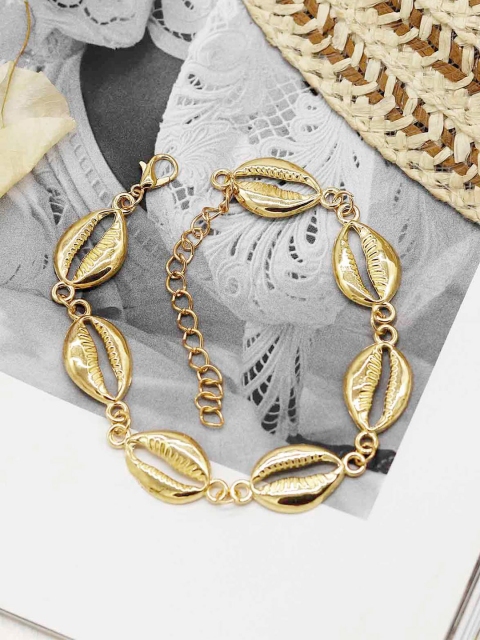 

JOKER & WITCH Gold-Toned Shell Anklet