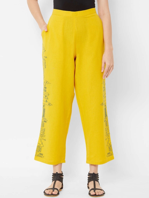 

ZOLA Women Yellow Culottes Trousers