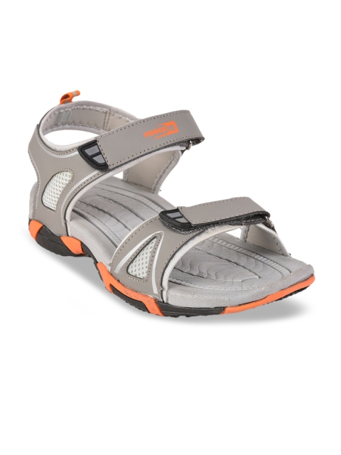 

Liberty Men Grey & Orange Sports Sandals