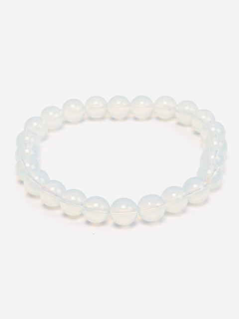 

BuckleUp Unisex Transparent Crystals Handcrafted Elasticated Bracelet