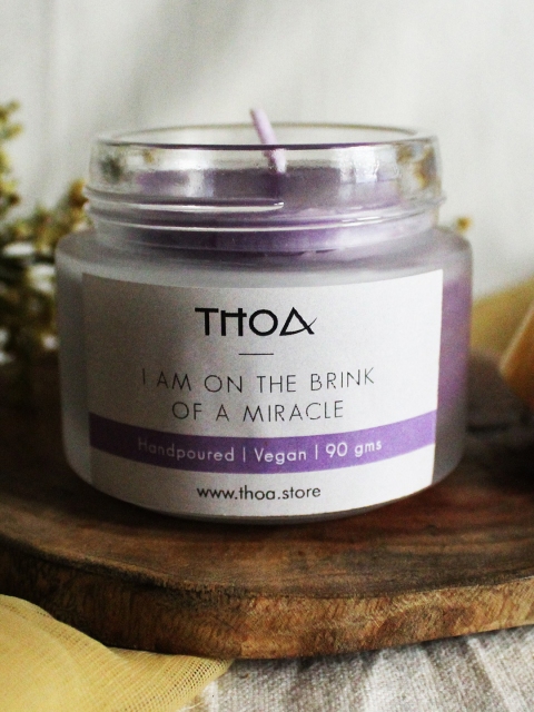 

THOA Purple Soy Wax Candle