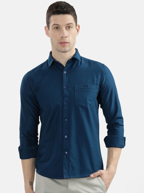 

V2 Value & Variety Men Blue Slim Fit Cotton Casual Shirt