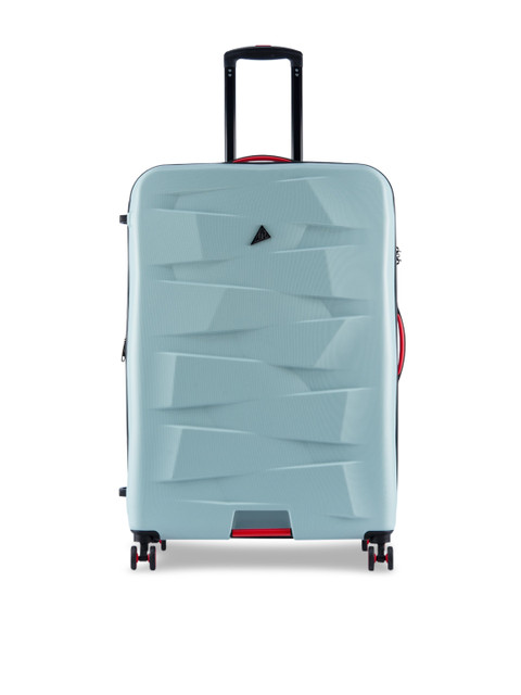 

IT luggage Blue Textured Hard-Sided Large Elevate Trolley Suitcase