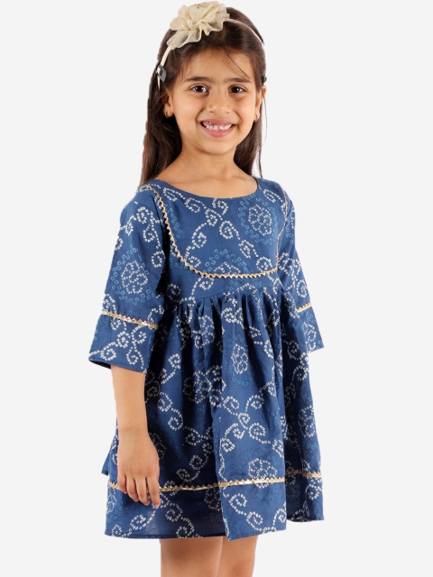 

YK Blue Ethnic Motifs Dress