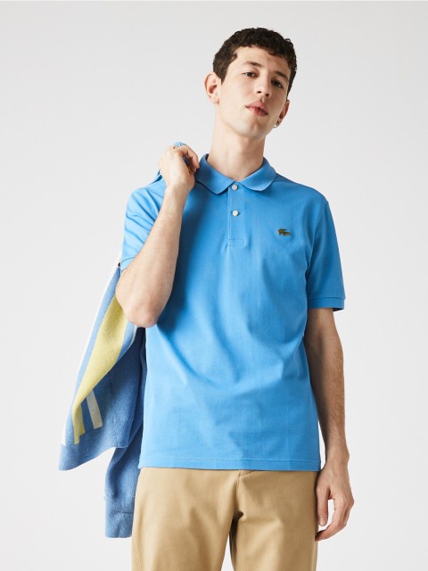 

Lacoste Unisex Blue Polo Collar T-shirt