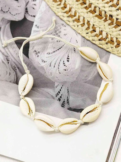 

JOKER & WITCH Women White Shell Charm Bracelet