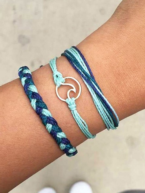

JOKER & WITCH Women Blue Multistrand Bracelet