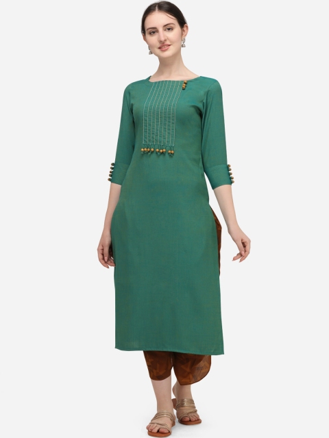 

VAABA Women Green Kurta