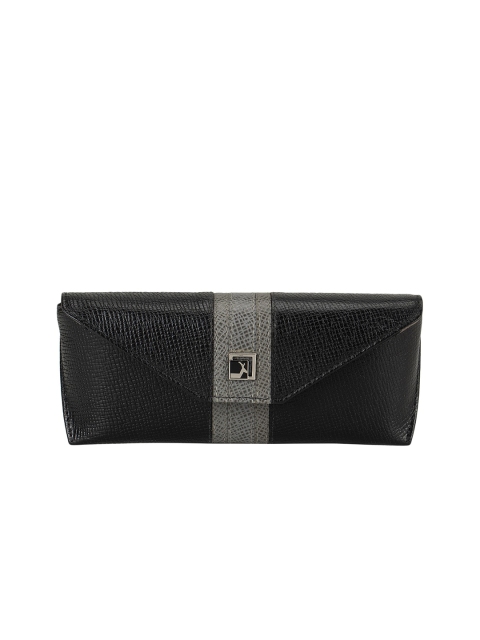 

Da Milano Black Textured Hancrafted Genuine Leather Sunglass Case
