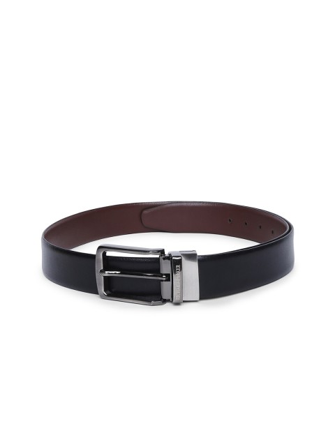 

RICHARD PARKER by Pantaloons Men Black Leather Formal Belt