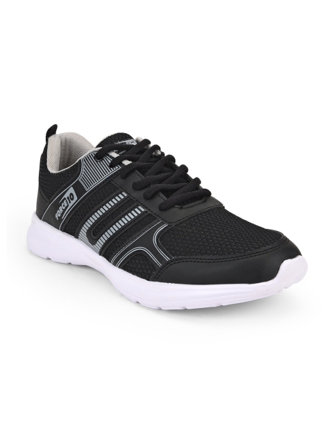 

Liberty Men Black Mesh Running Non-Marking Shoes