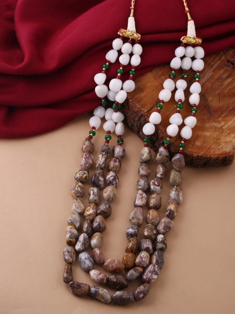 

Tistabene Brown & White Layered Necklace