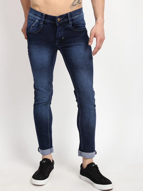 

V2 Value & Variety Men Blue Clean Look Heavy Fade Jeans