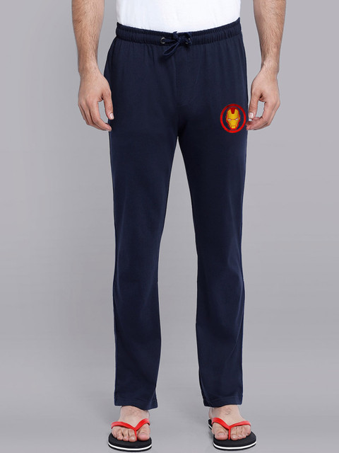 

Free Authority Men Navy Blue Iron Man Featured Pyjamas
