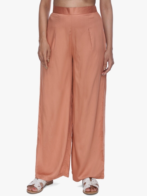 

Scarves & Glitters Women Peach-Coloured Palazzos