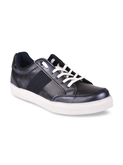 

Liberty Men Navy Blue PU Sneakers