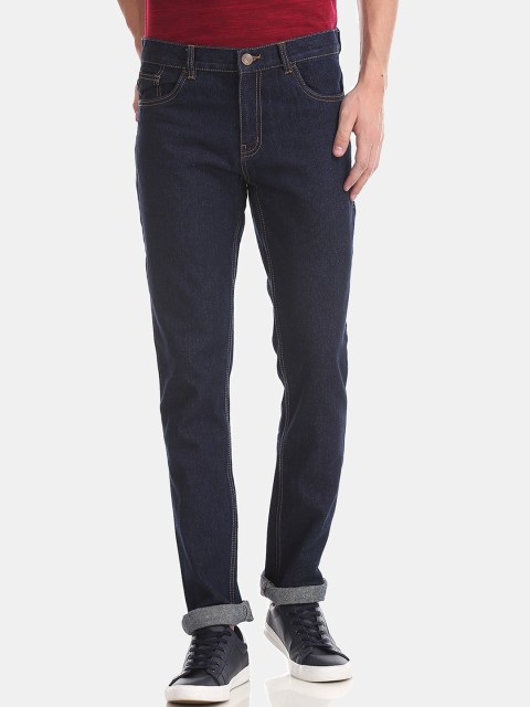 

Newport Men Navy Blue Slim Fit Jeans