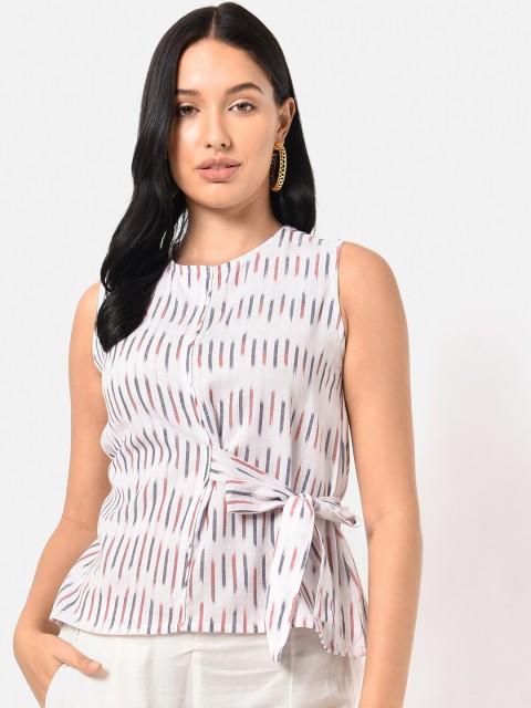 

Saaki White Regular Top