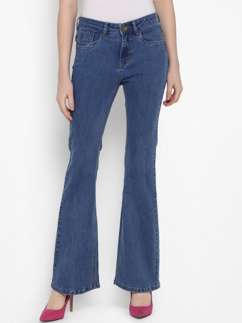 

FOSH Women Navy Blue Bootcut Jeans