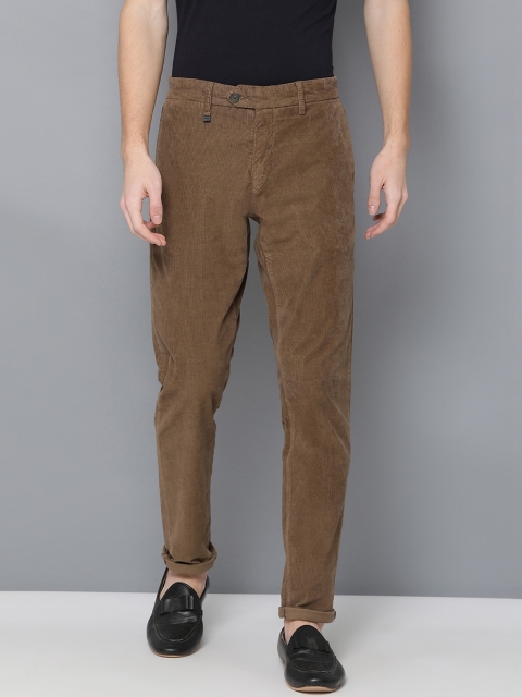 

Antony Morato Men Brown Slim Fit Corduroy Trousers