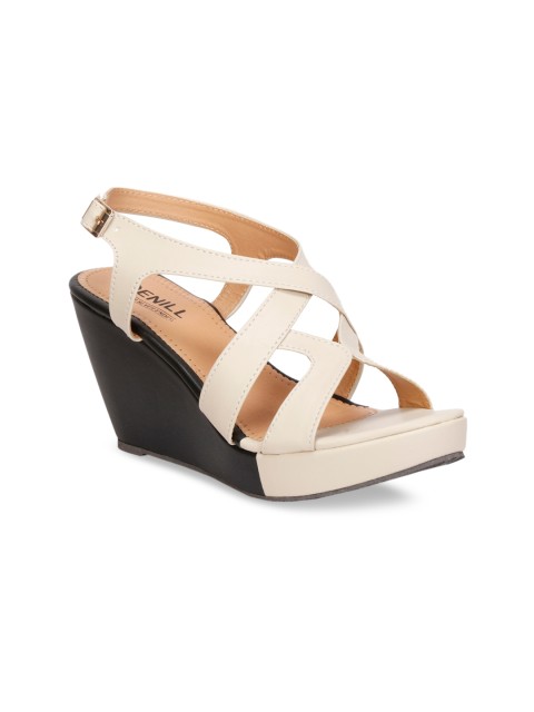 

Denill Beige Solid Wedges