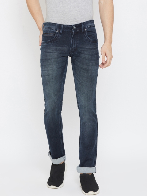

Duke Men Blue Clean Look Slim Fit Light Fade Jeans