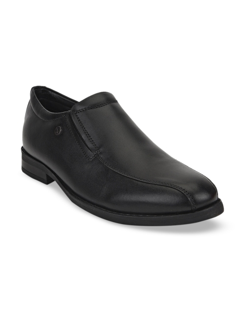 

Liberty Men Black Leather Formal Slip-Ons