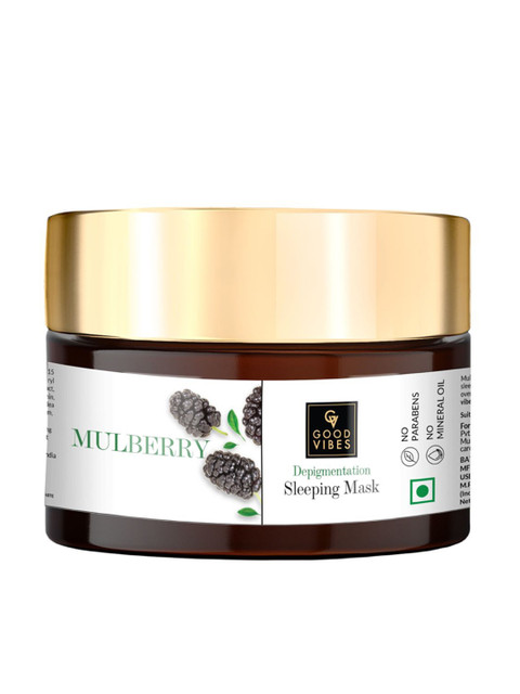 

Good Vibes Mulberry Depigmentation Sleeping Mask - 50 g, Gold