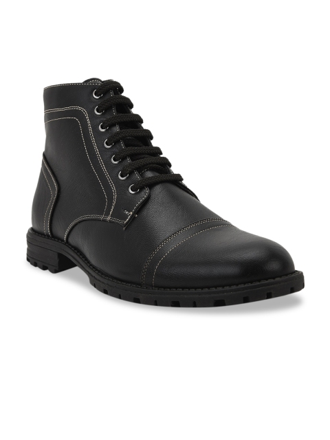 

Liberty Men Black Mid-Top Flat Boots
