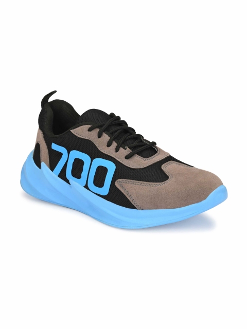

Ferraiolo Men Black Colourblocked Nubuck Sneakers