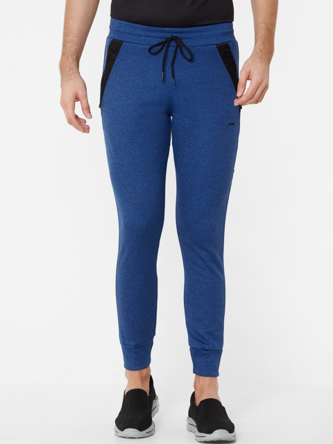 Black Panther Men Blue Slim-Fit Joggers