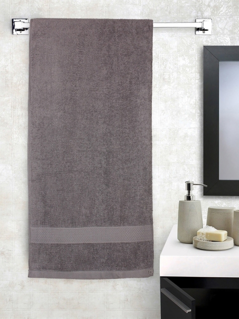 

Raymond Home Grey Solid 380 GSM Cotton Bath Towel