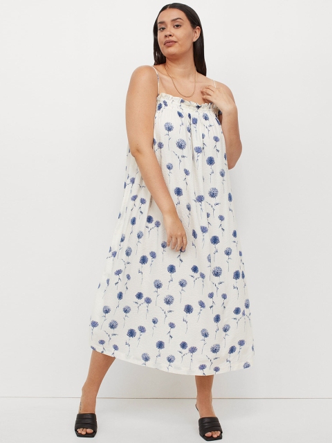 

H&M+ White Sleeveless Dress