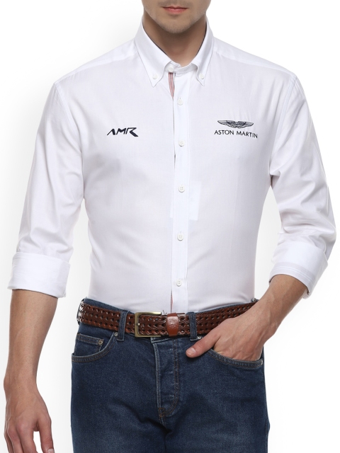 

HACKETT LONDON Men White Casual Shirt