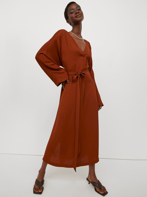 

H&M Brown Kaftan Dress