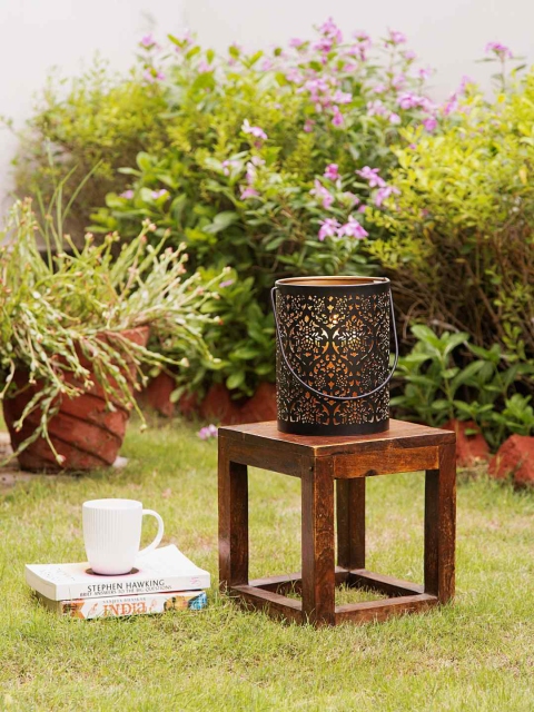 

Amoliconcepts Black Contemporary Table Lantern