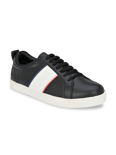 

Provogue Men Black & White Colourblocked Sneakers