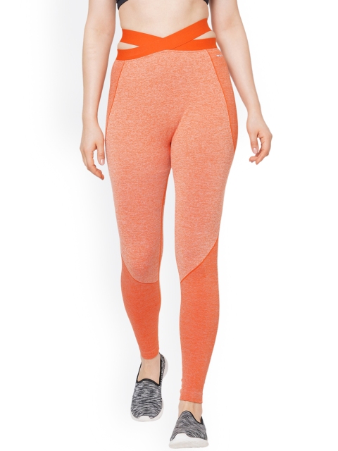 

Sweet Dreams Women Orange Solid Tights