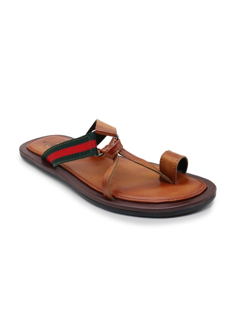 

AfroJack Men Tan Comfort Sandals
