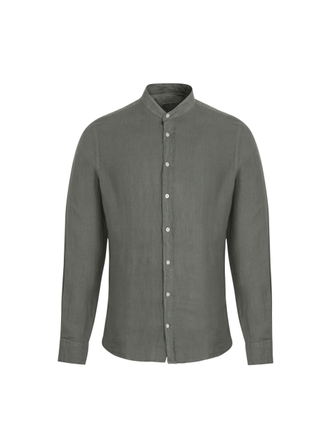 

HACKETT LONDON Men Green Solid Casual Shirt