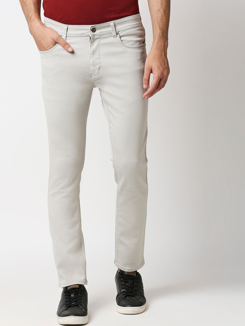 

High Star Men Grey Melange Slim Fit Jeans