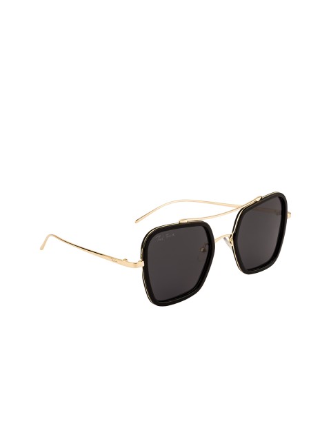 

Ted Smith Unisex Grey Lens & Gold-Toned Other Sunglasses with Polarised Lens