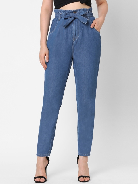 

TARAMA Women Blue Relaxed Fit High-Rise Jeans