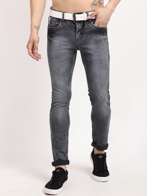 

V2 Value & Variety Men Grey Heavy Fade Jeans
