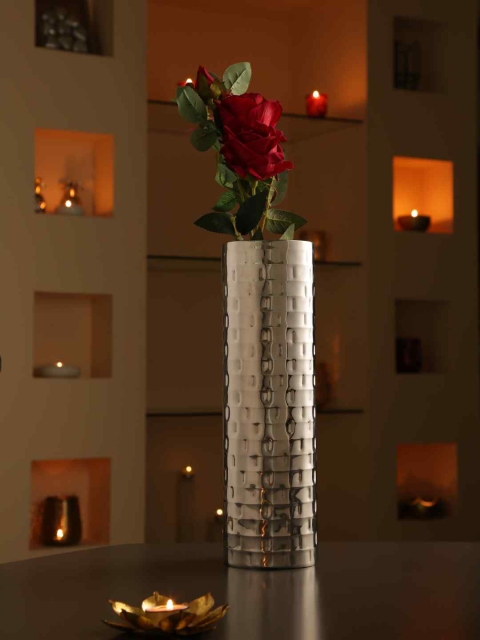 

Amoliconcepts Silver-Toned Nickel plated Large Vase